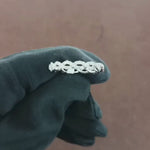 Load and play video in Gallery viewer, 0.53 CT Natural Round Cut  Diamond Ring
